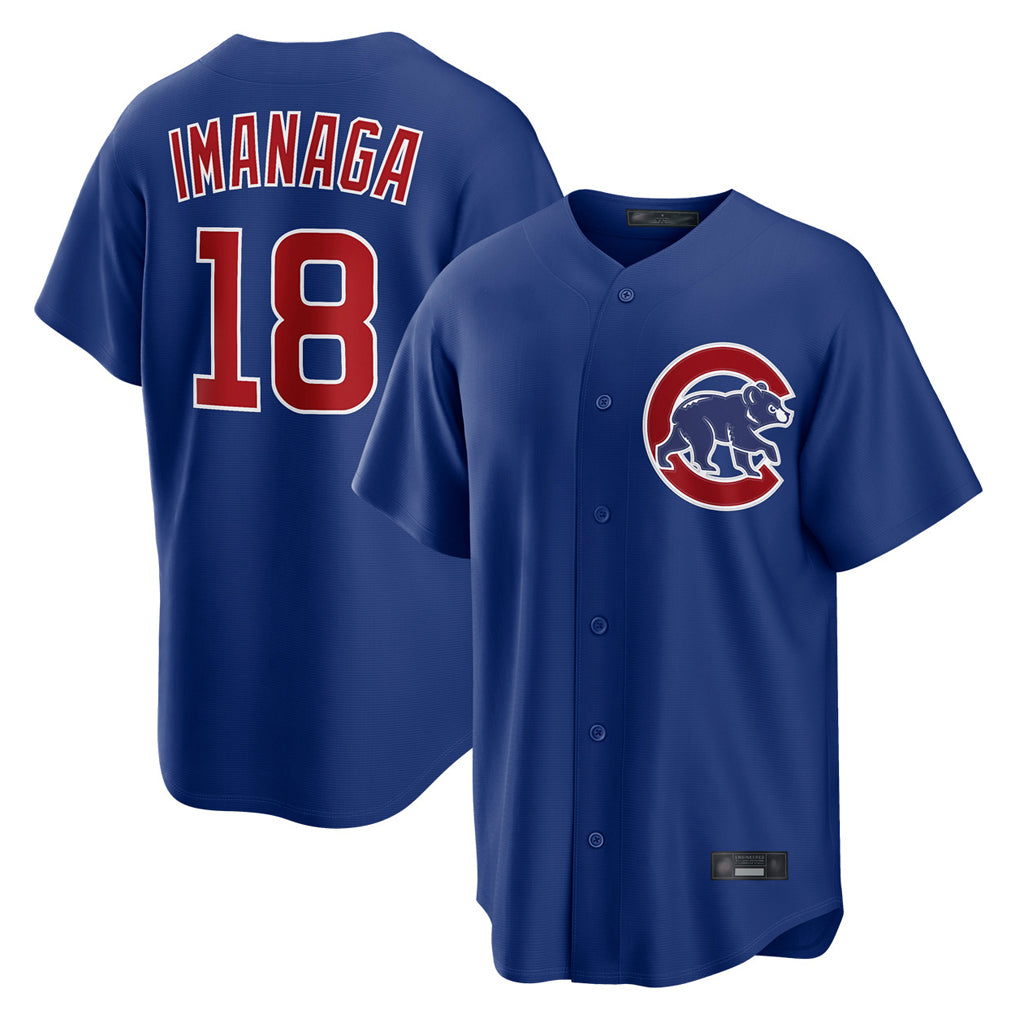 Ndoa C.Cubs #18 Shota Imanaga Player Royal Home Game Stitched Jerseys
