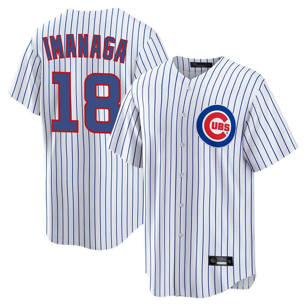 Ndoa C.Cubs #18 Shota Imanaga Player White Game Home Stitched Jerseys
