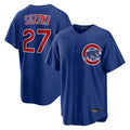 Ndoa C.Cubs #27 Seiya Suzuki Player Royal Home Game Stitched Jerseys