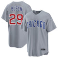 Ndoa C.Cubs #29 Michael Busch Player Gray Home Game Stitched Jerseys