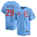 Ndoa C.Cubs #29 Michael Busch Player Light Blue Limited Home Stitched Jerseys