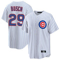 Ndoa C.Cubs #29 Michael Busch Player White Game Home Stitched Jerseys