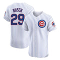 Ndoa C.Cubs #29 Michael Busch Player White Limited Elite Home Game Stitched Jerseys