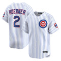 Ndoa C.Cubs #2 Nico Hoerner Player White Limited Home Game Stitched Jerseys