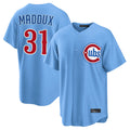 Ndoa C.Cubs #31 Greg Maddux Player Light Blue Home Game Stitched Jerseys