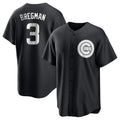 Ndoa C.Cubs #3 Alex Bregman Black Game Stitched Jerseys