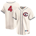 Ndoa C.Cubs #4 Pete Crow-Armstrong Player Cream Field of Dreams Limited Home Game Stitched Jerseys