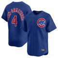 Ndoa C.Cubs #4 Pete Crow-Armstrong Player Royal Limited Home Stitched Jerseys