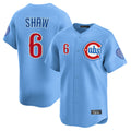 Ndoa C.Cubs #6 Matt Shaw Player Light Blue Limited Home Stitched Jerseys