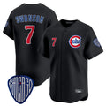 Ndoa C.Cubs #7 Dansby Swanson Player Black Vapor Premier Limited Home Stitched Jerseys
