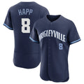 Ndoa C.Cubs #8 Ian Happ Player Navy City Connect Limited Elite Home Stitched Jerseys