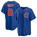 Ndoa C.Cubs #8 Ian Happ Player Royal Home Game Stitched Jerseys