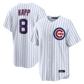 Ndoa C.Cubs #8 Ian Happ Player White Limited Home Game Stitched Jerseys