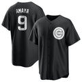 Ndoa C.Cubs #9 Miguel Amaya Player Black Game Stitched Jerseys