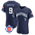 Ndoa C.Cubs #9 Miguel Amaya Player Navy City Connect 150th Anniversary Limited Elite Home Stitched Jerseys