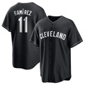 Ndoa C.Guardians #11 Jose Ramirez Player Black Home Game Stitched Jerseys