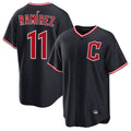 Ndoa C.Guardians #11 Jose Ramirez Player Navy Home Game Stitched Jerseys