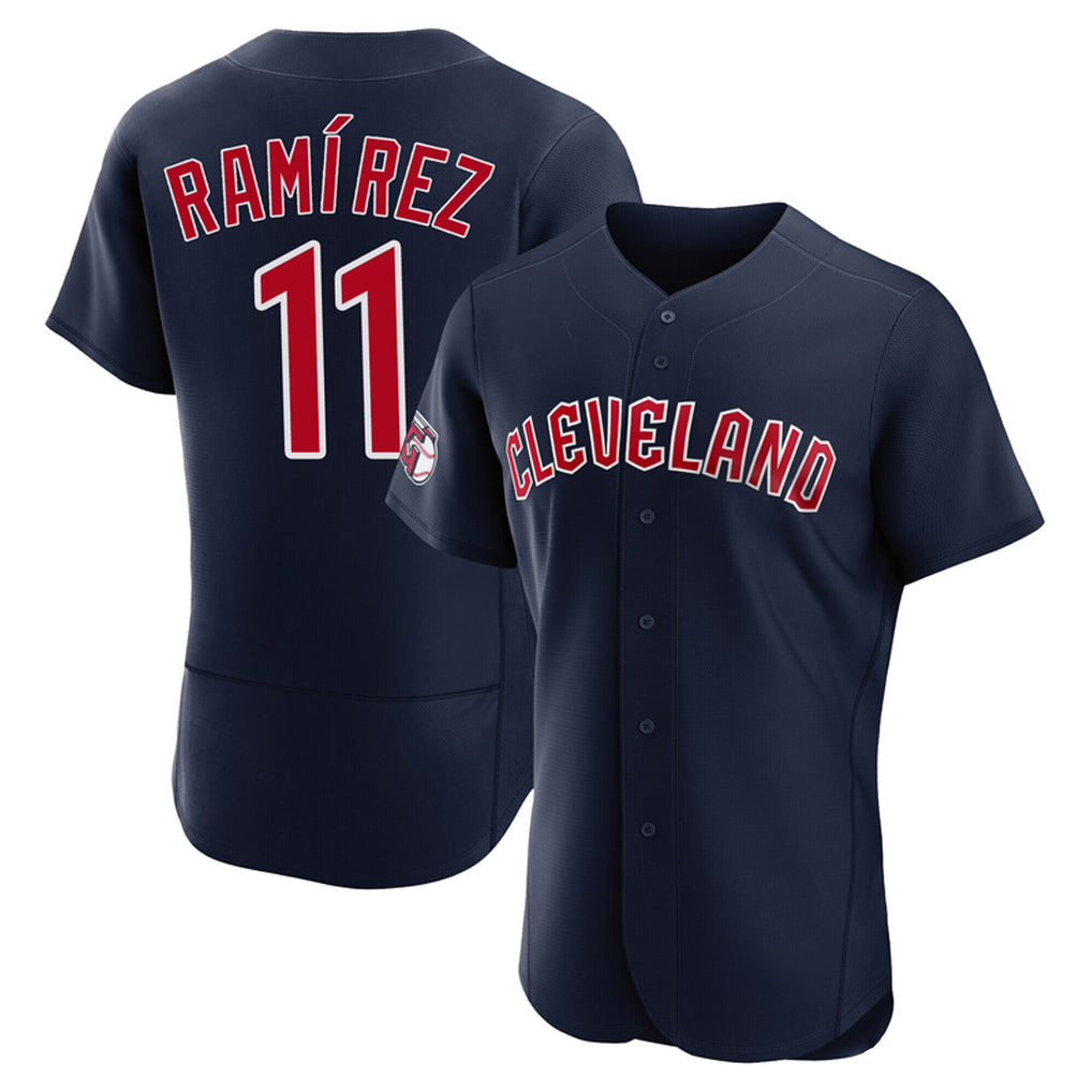 Ndoa C.Guardians #11 Jose Ramirez Player Navy Limited Elite Home Stitched Jerseys