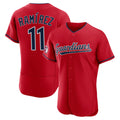 Ndoa C.Guardians #11 Jose Ramirez Player Red Limited Elite Home Stitched Jerseys