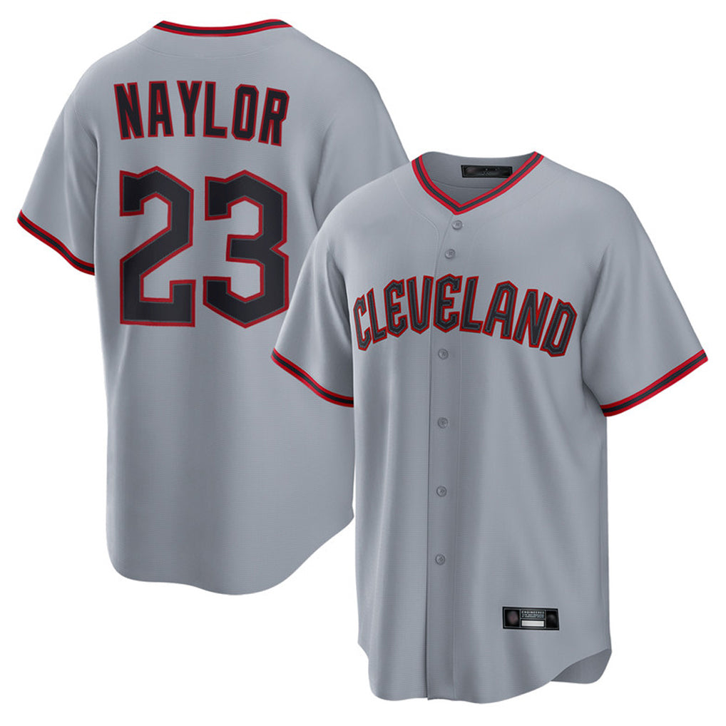 Ndoa C.Guardians #23 Bo Naylor Player Gray Home Game Stitched Jerseys