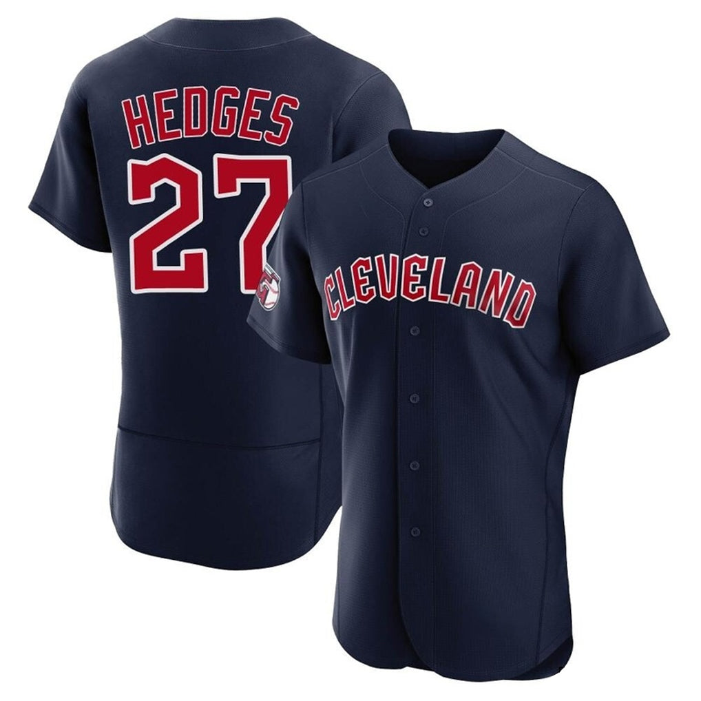 Ndoa C.Guardians #27 Austin Hedges Player Navy Limited Elite Home Stitched Jerseys