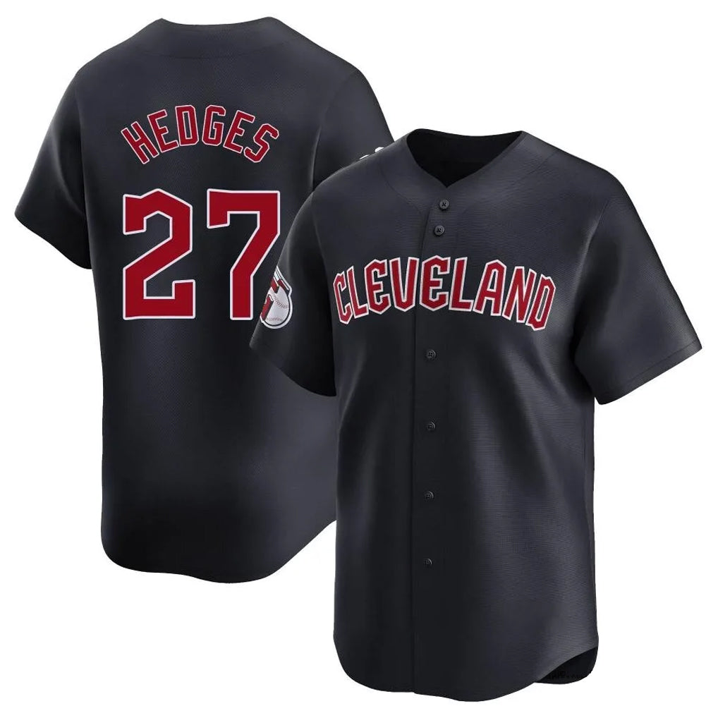 Ndoa C.Guardians #27 Austin Hedges Player Navy Limited Home Game Stitched Jerseys