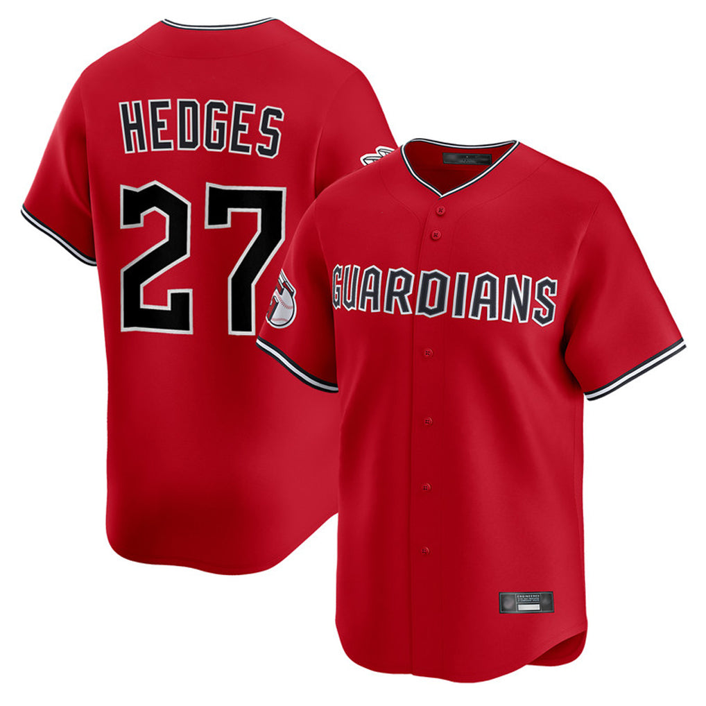 Ndoa C.Guardians #27 Austin Hedges Player Red Limited Home Stitched Jerseys