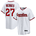 Ndoa C.Guardians #27 Austin Hedges Player White Game Home Stitched Jerseys