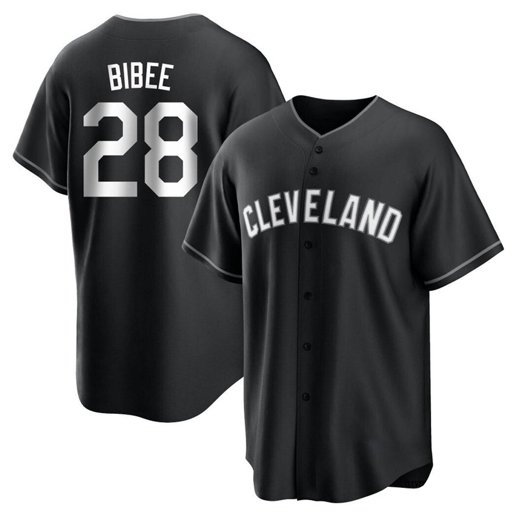 Ndoa C.Guardians #28 Tanner Bibee Player Black Home Game Stitched Jerseys