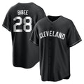 Ndoa C.Guardians #28 Tanner Bibee Player Black Home Game Stitched Jerseys