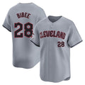 Ndoa C.Guardians #28 Tanner Bibee Player Gray Road Limited Home Stitched Jerseys