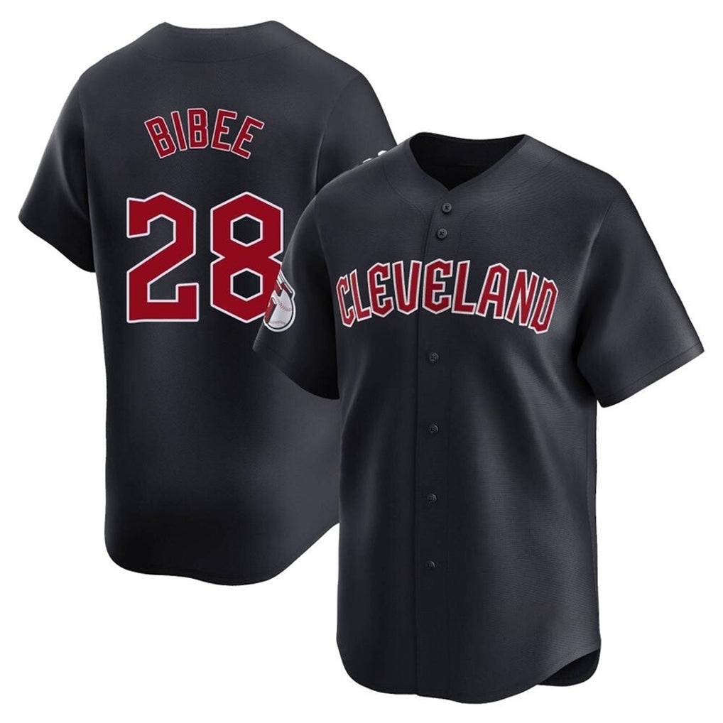 Ndoa C.Guardians #28 Tanner Bibee Player Navy Limited Home Game Stitched Jerseys