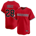 Ndoa C.Guardians #28 Tanner Bibee Player Red Limited Home Stitched Jerseys