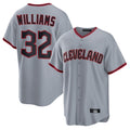 Ndoa C.Guardians #32 Gavin Williams Player Gray Home Game Stitched Jerseys