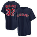 Ndoa C.Guardians #32 Gavin Williams Player Navy Game Home Stitched Jerseys