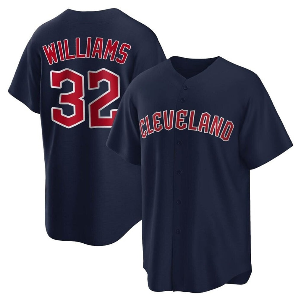 Ndoa C.Guardians #32 Gavin Williams Player Navy Game Home Stitched Jerseys