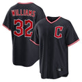 Ndoa C.Guardians #32 Gavin Williams Player Navy Home Game Stitched Jerseys