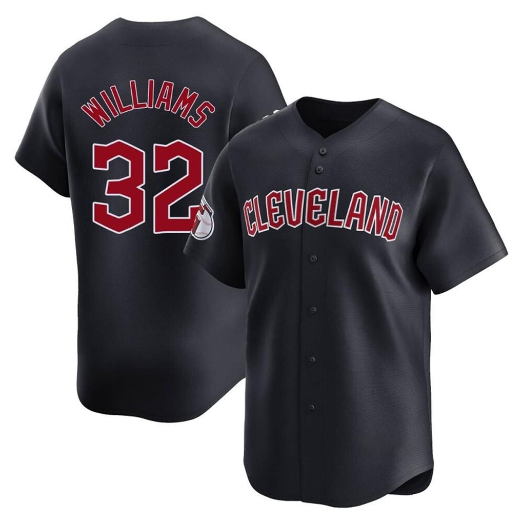 Ndoa C.Guardians #32 Gavin Williams Player Navy Limited Home Game Stitched Jerseys