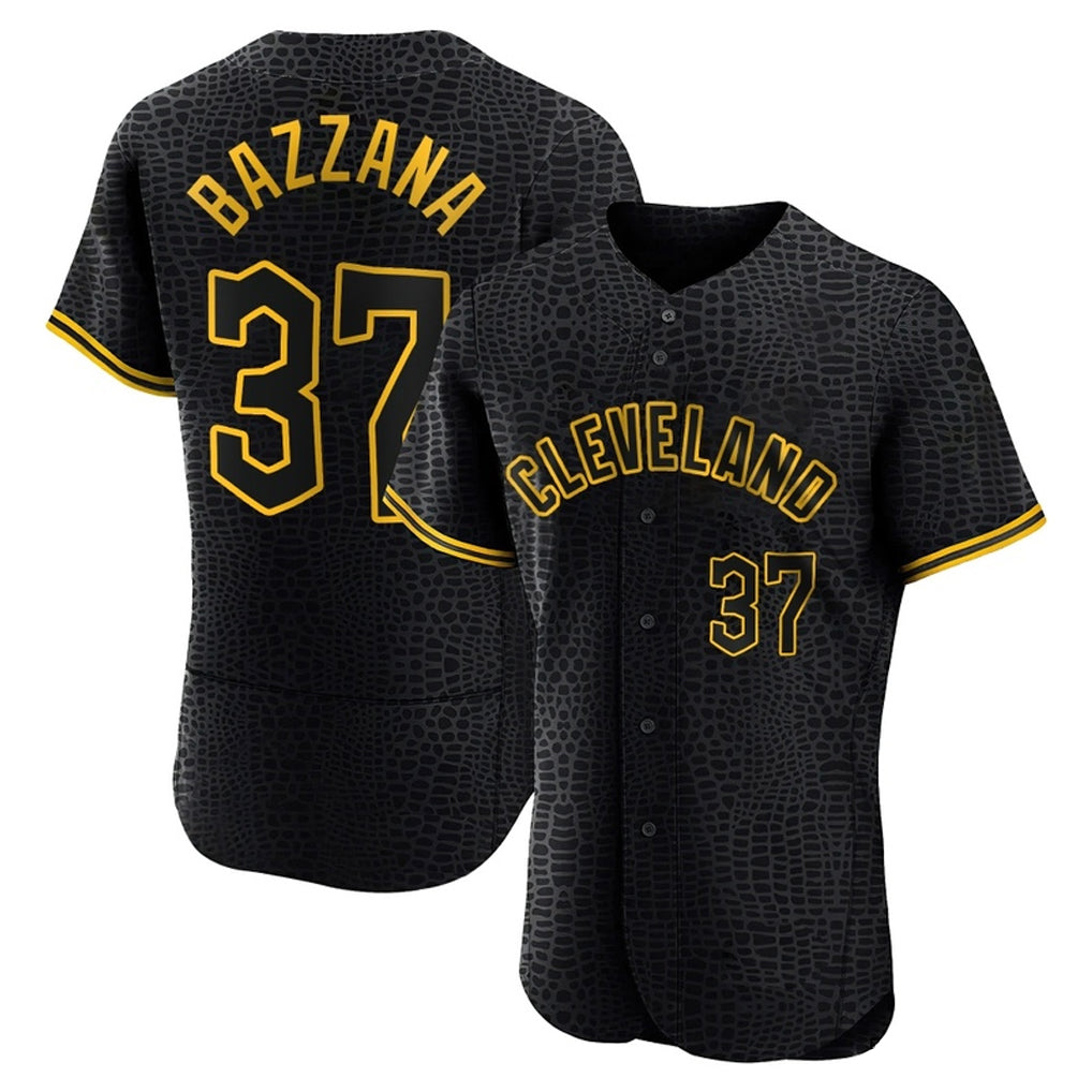 Ndoa C.Guardians #37 Travis Bazzana Player Black Snake Skin City Limited Elite Home Stitched Jerseys