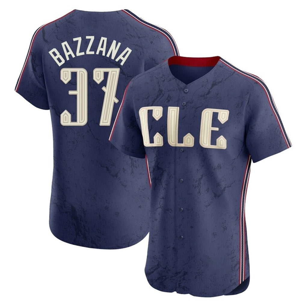 Ndoa C.Guardians #37 Travis Bazzana Player Navy City Connect Limited Elite Home Stitched Jerseys