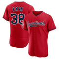 Ndoa C.Guardians #38 Steven Kwan Player Red Limited Elite Home Stitched Jerseys