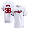 Ndoa C.Guardians #38 Steven Kwan Player White Limited Home Stitched Jerseys