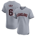 Ndoa C.Guardians #6 David Fry Player Gray Road Limited Elite Home Stitched Jerseys