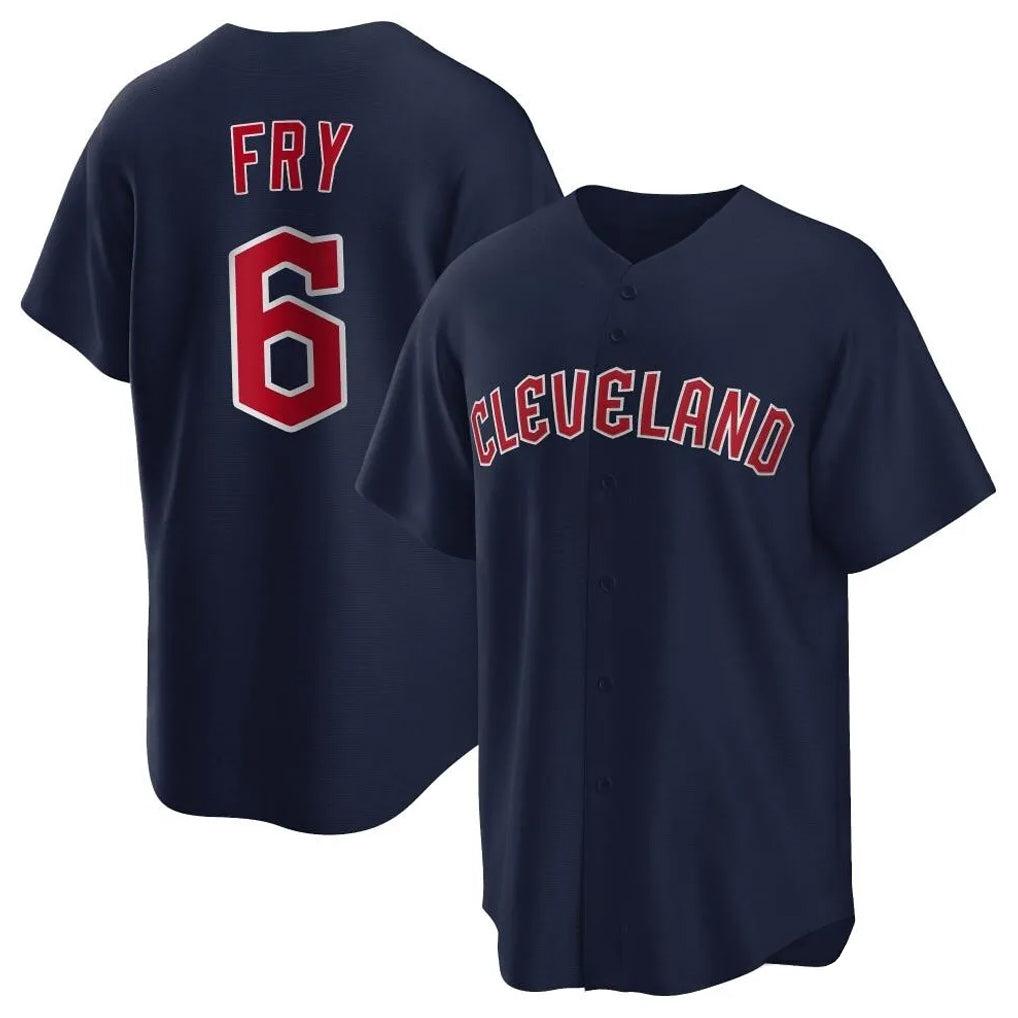 Ndoa C.Guardians #6 David Fry Player Navy Game Home Stitched Jerseys