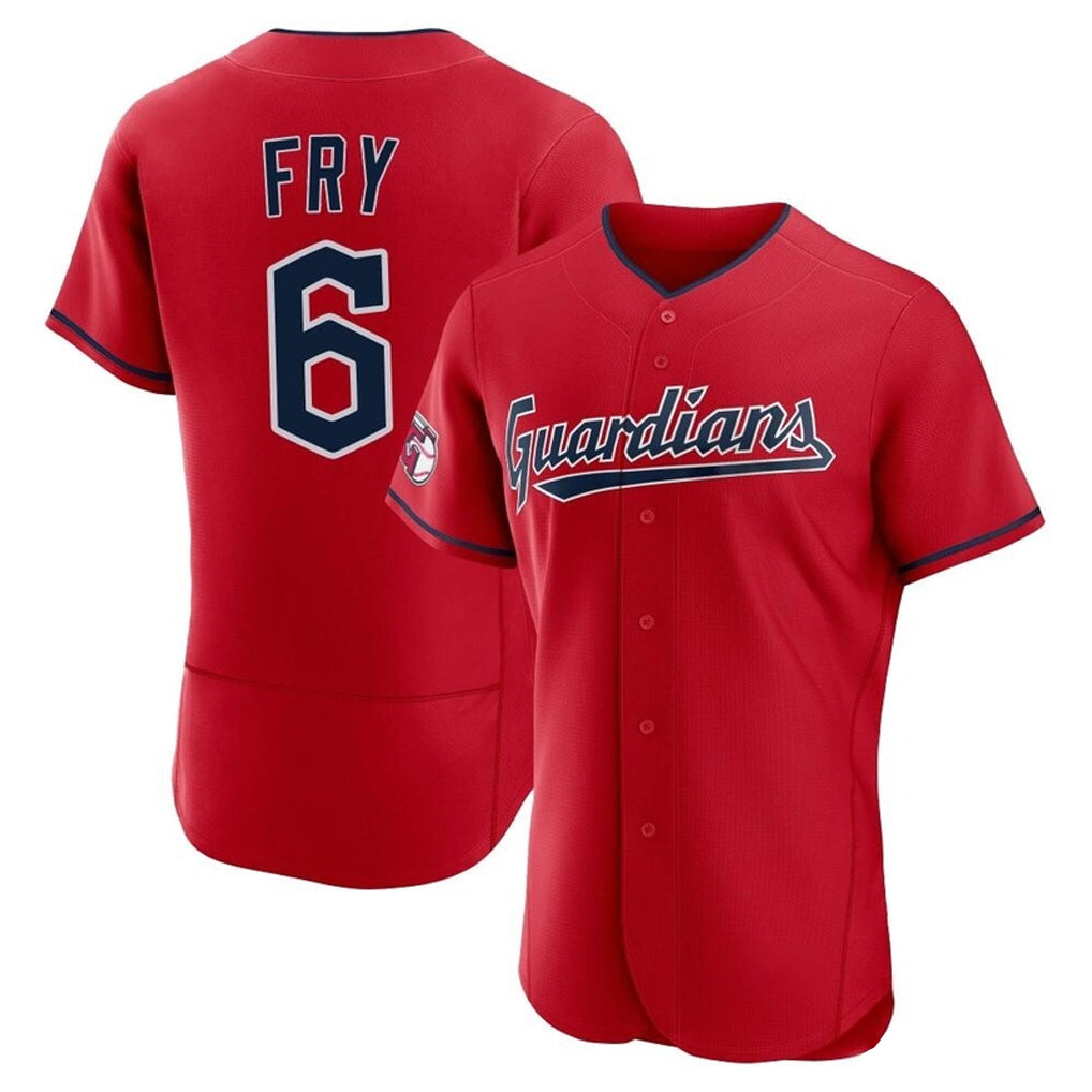 Ndoa C.Guardians #6 David Fry Player Red Limited Elite Home Stitched Jerseys