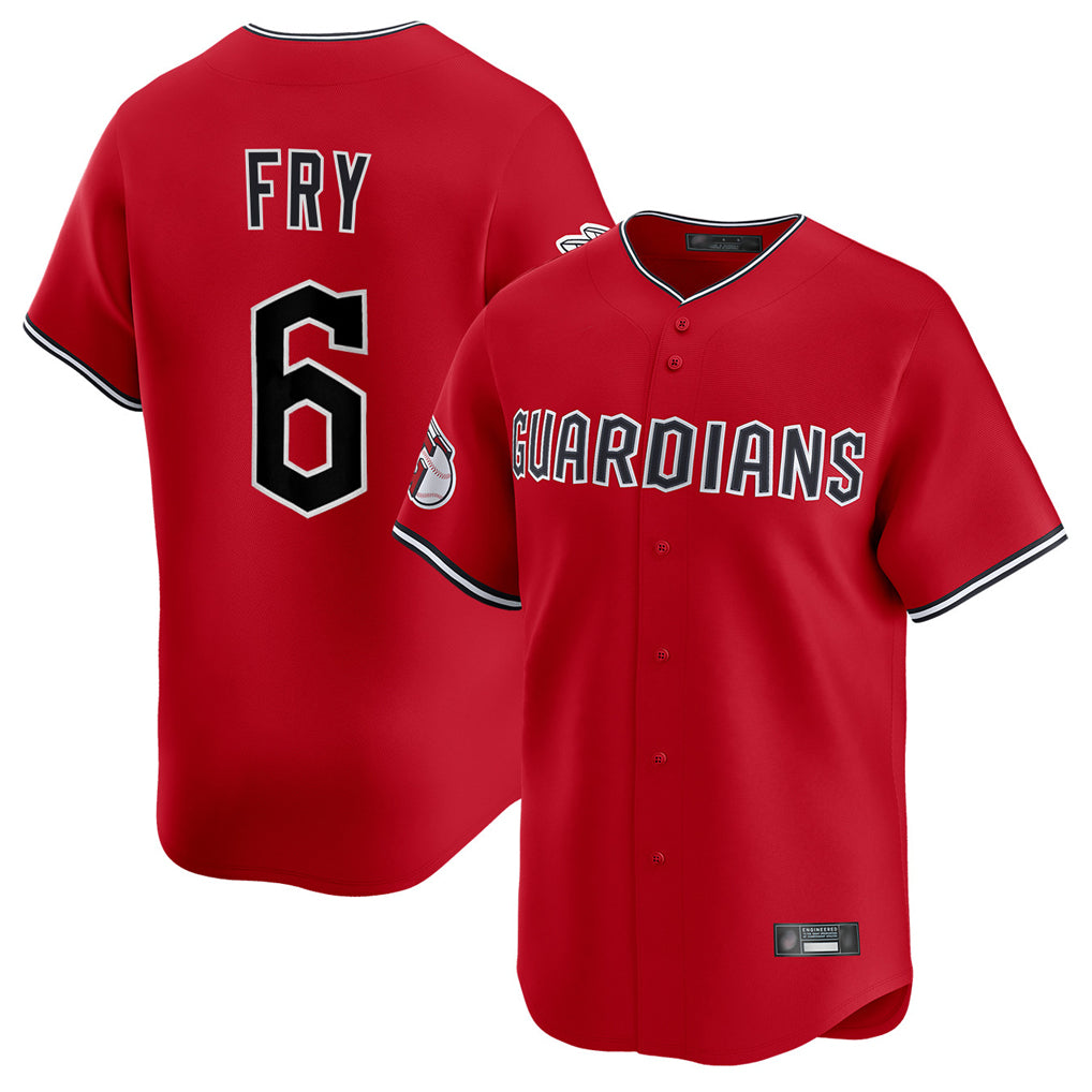 Ndoa C.Guardians #6 David Fry Player Red Limited Home Stitched Jerseys
