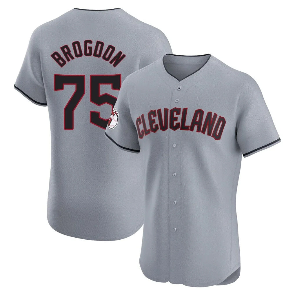 Ndoa C.Guardians #75 Connor Brogdon Player Gray Road Limited Elite Home Stitched Jerseys