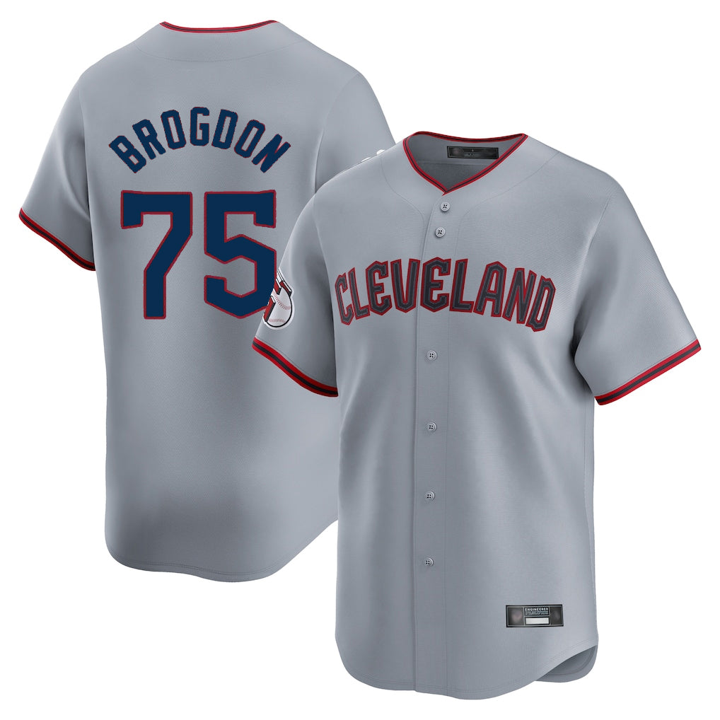 Ndoa C.Guardians #75 Connor Brogdon Player Gray Road Limited Home Game Stitched Jerseys