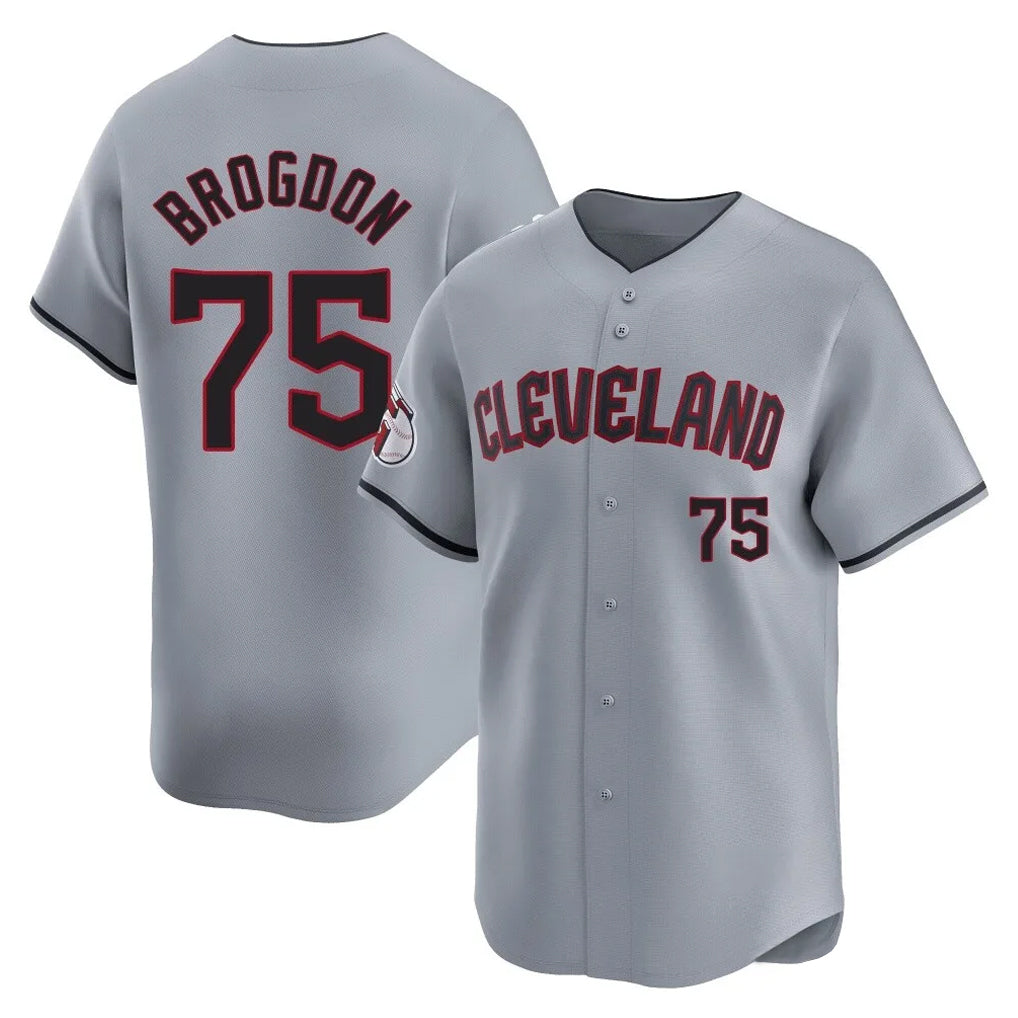 Ndoa C.Guardians #75 Connor Brogdon Player Gray Road Limited Home Stitched Jerseys