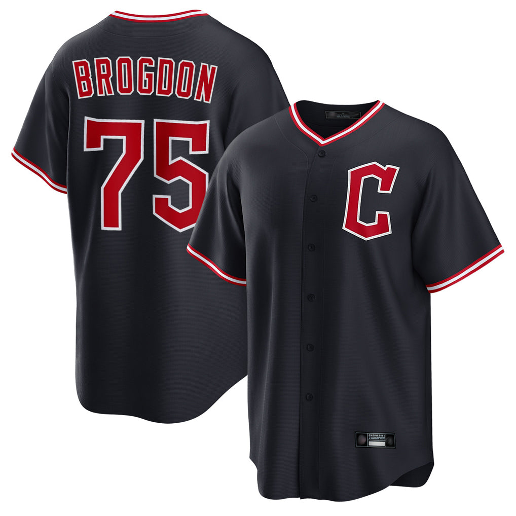 Ndoa C.Guardians #75 Connor Brogdon Player Navy Home Game Stitched Jerseys
